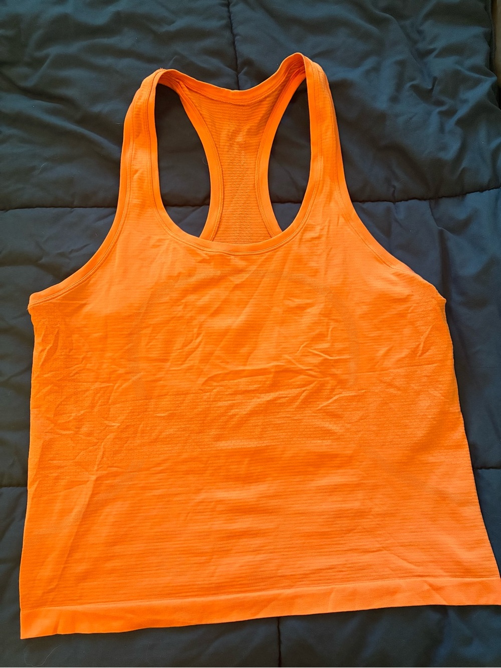 lululemon athletica Neon Orange Racerback Tank